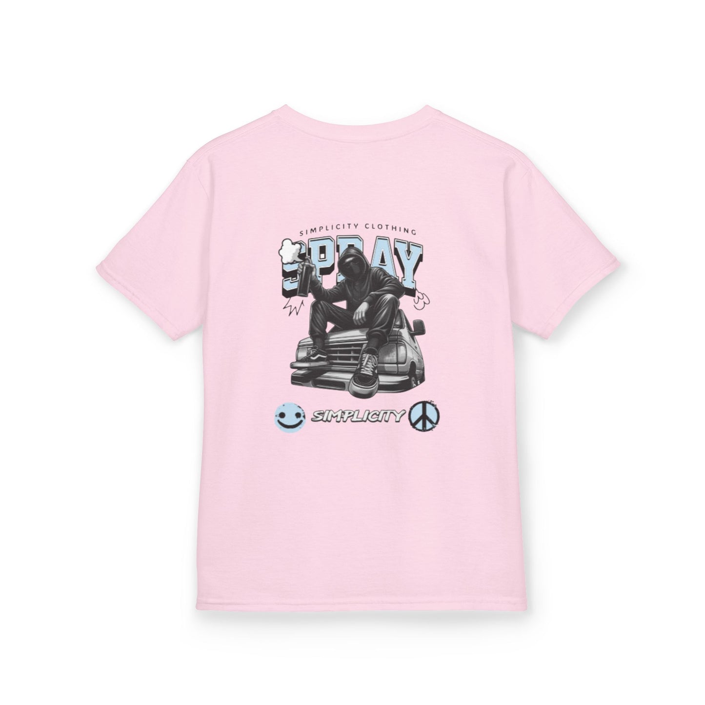 Simplicity Blue Graffiti Kids Tee