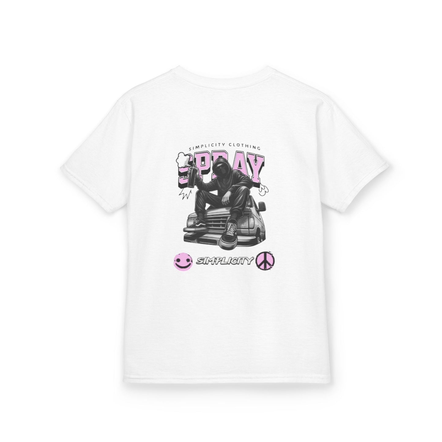 Simplicity Pink Graffiti Kids Tee