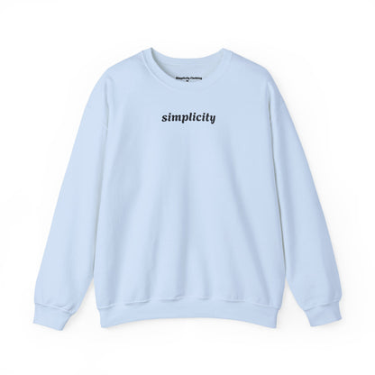 Simplicity legacy Adult Sweatshirt Light Blue