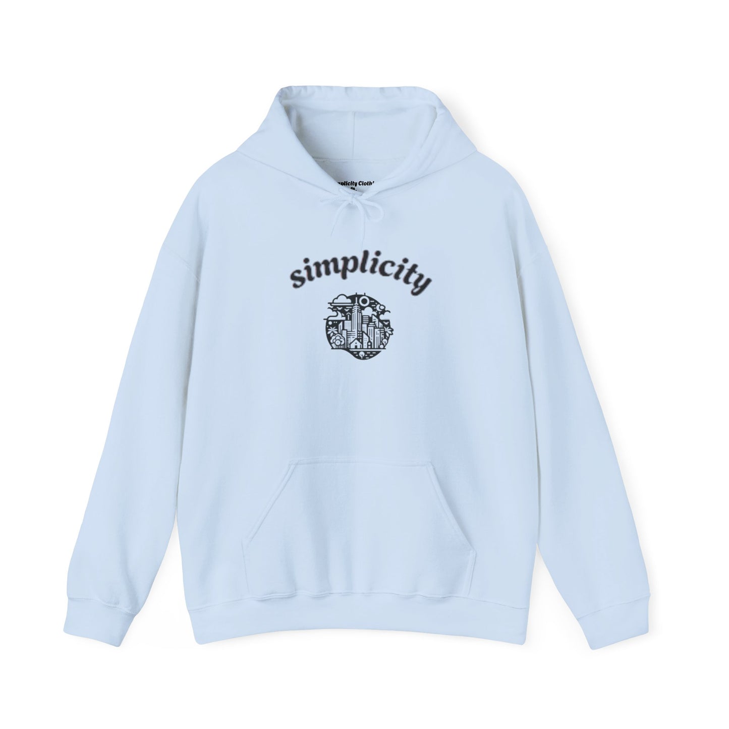 Simplicity style Adult hoodie