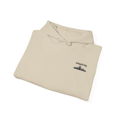 Simple skyline Adult Hoodie