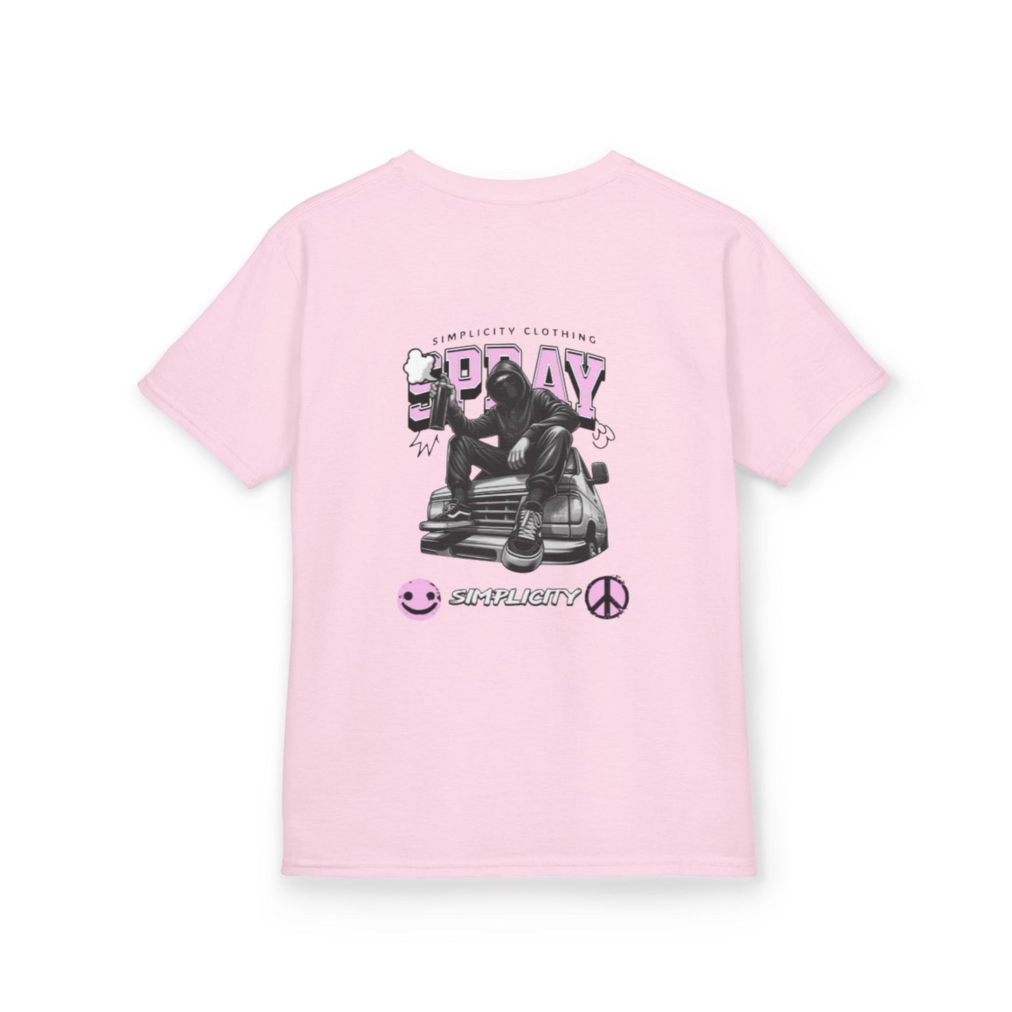 Simplicity Pink Graffiti Kids Tee