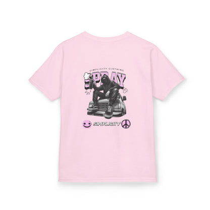 Simplicity Pink Graffiti Kids Tee