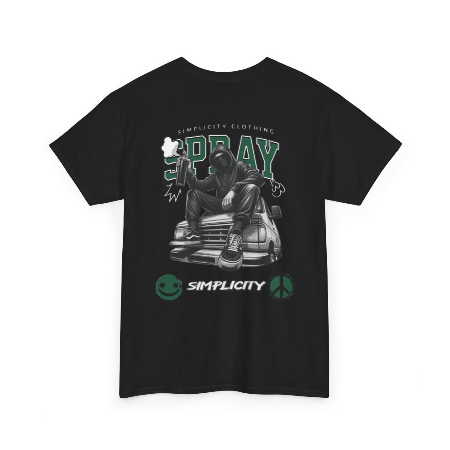 Simplicity Green Graffiti Adult Tee
