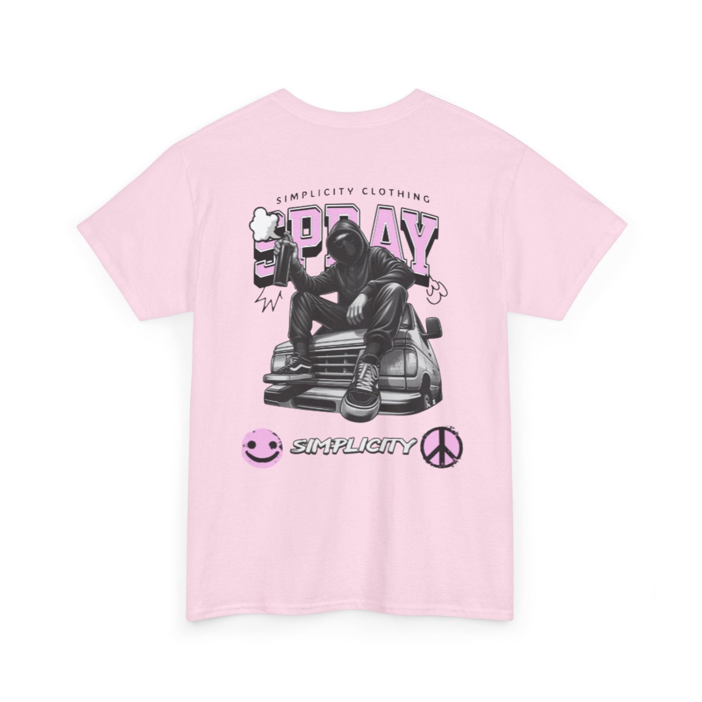 Simplicity Pink Graffiti Adult Tee