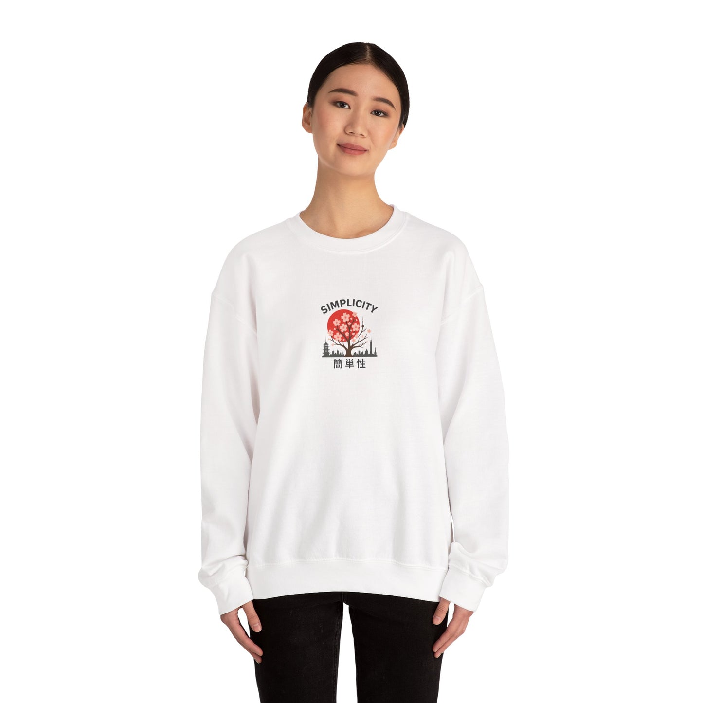 Simplicity Adult Blossom city Skyline Sweatshirt