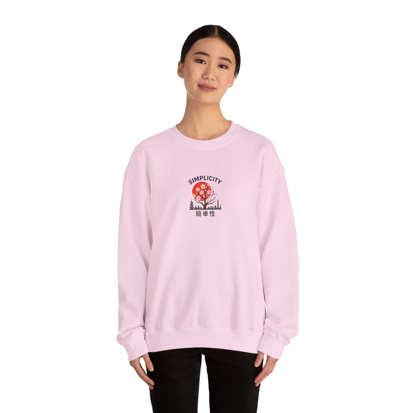 Simplicity Adult Blossom city Skyline Sweatshirt