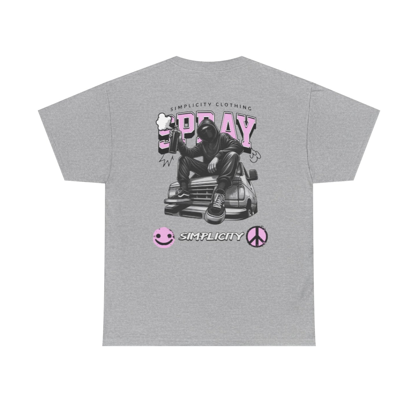 Simplicity Pink Graffiti Adult Tee