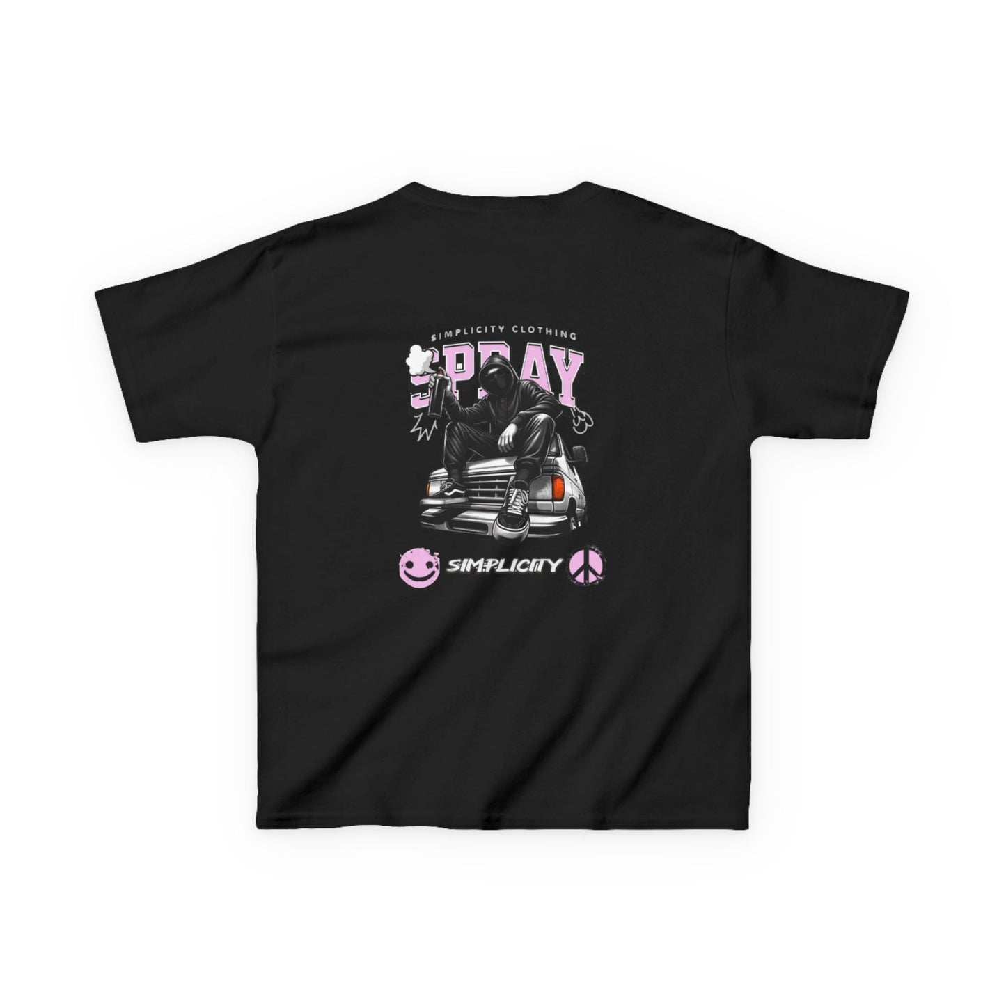Simplicity Pink Graffiti Kids Tee