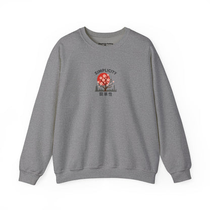 Simplicity Adult Blossom City Skyline Sweatshirt Graphite Heather