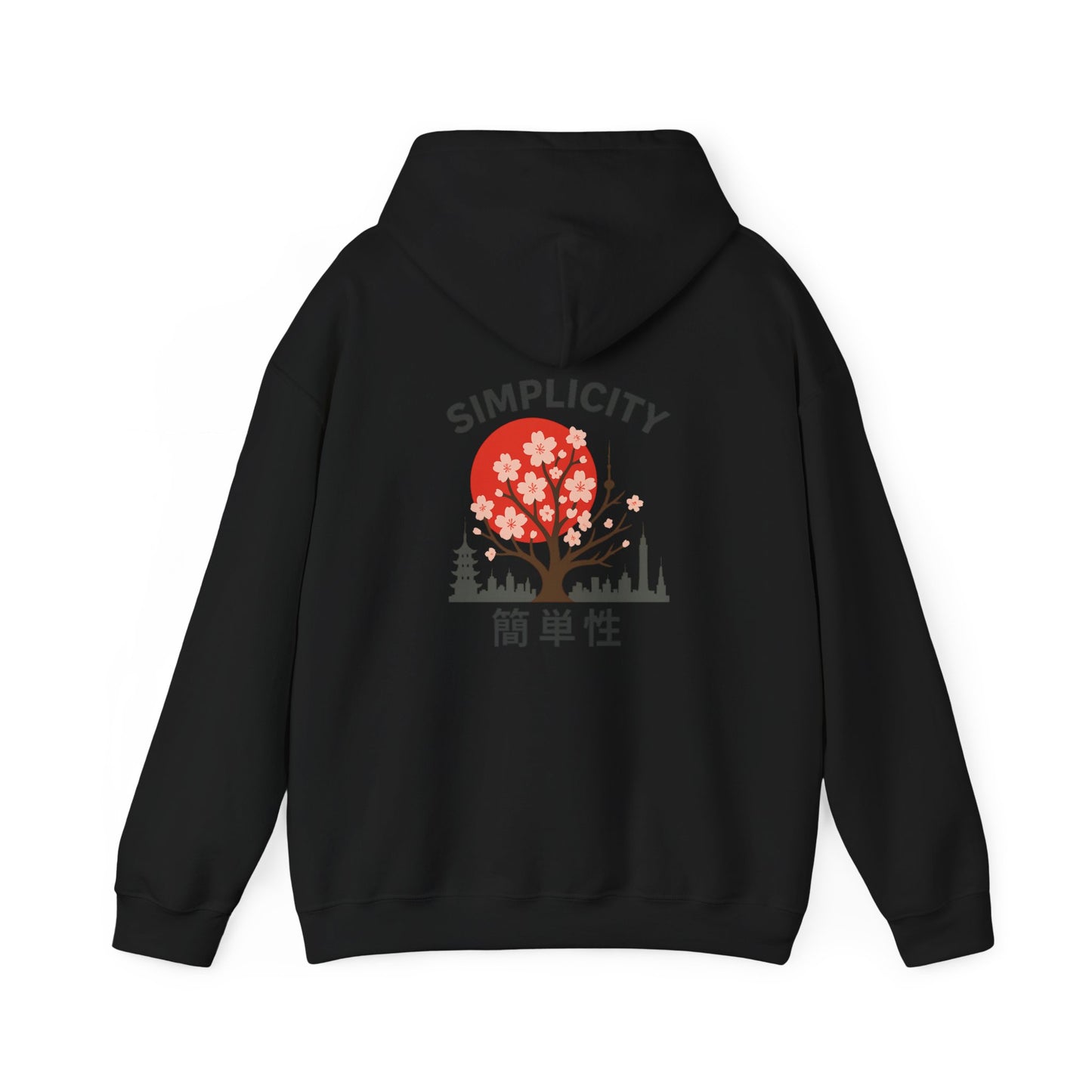 Simplicity Adult Blossom city Skyline hoodie