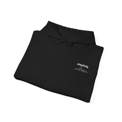 Simple skyline Adult Hoodie
