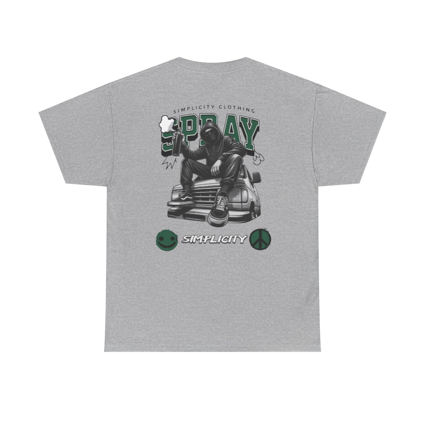 Simplicity Green Graffiti Adult Tee