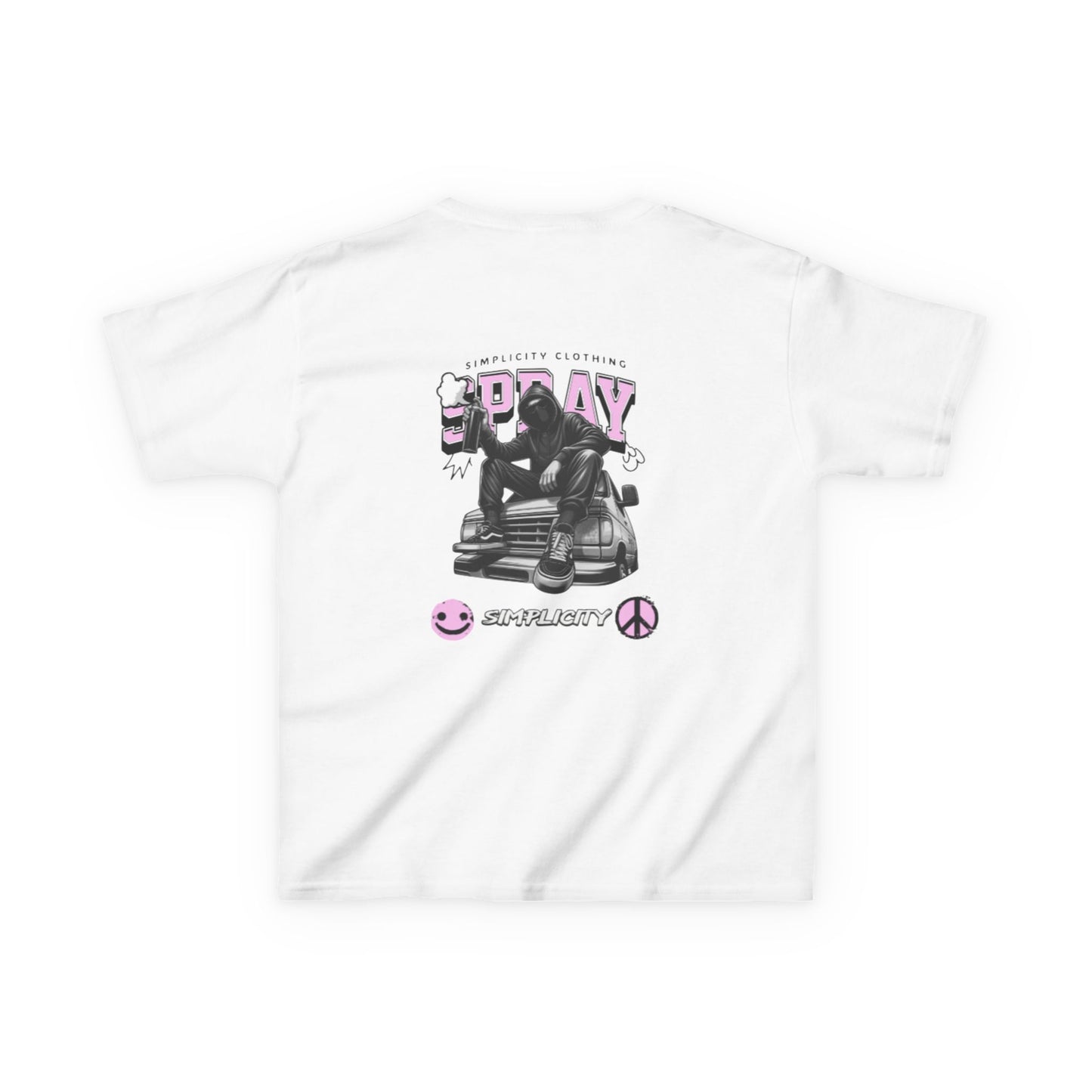 Simplicity Pink Graffiti Kids Tee