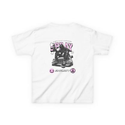Simplicity Pink Graffiti Kids Tee