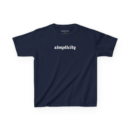 Pure Simplicity Kids T-shirt Navy