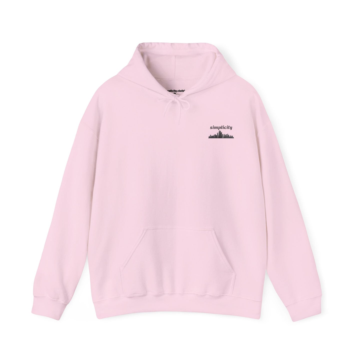 Simple skyline Adult Hoodie