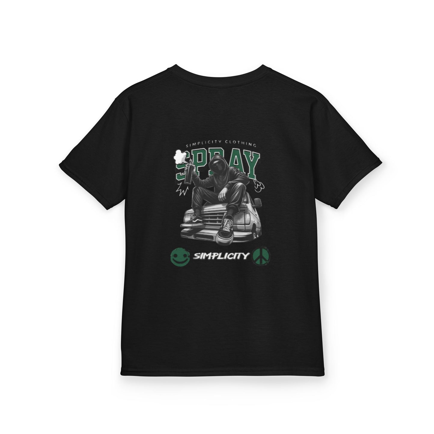 Simplicity Green Graffiti Kids Tee