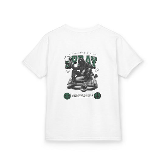 Simplicity Green Graffiti Kids Tee