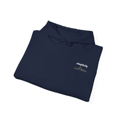 Simple skyline Adult Hoodie