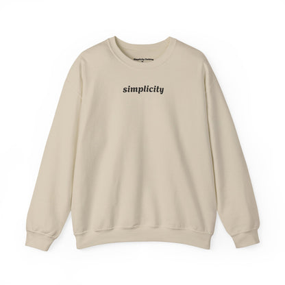Simplicity legacy Adult Sweatshirt Sand