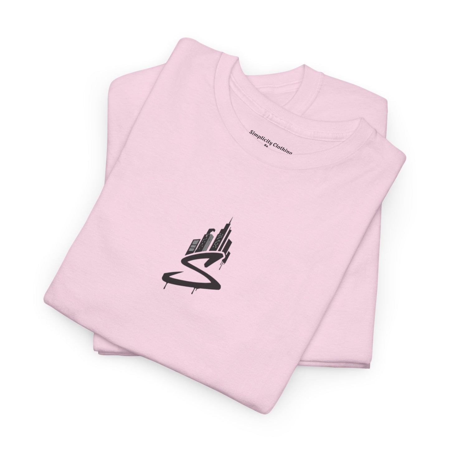 Simplicity Blue Graffiti Adult Tee