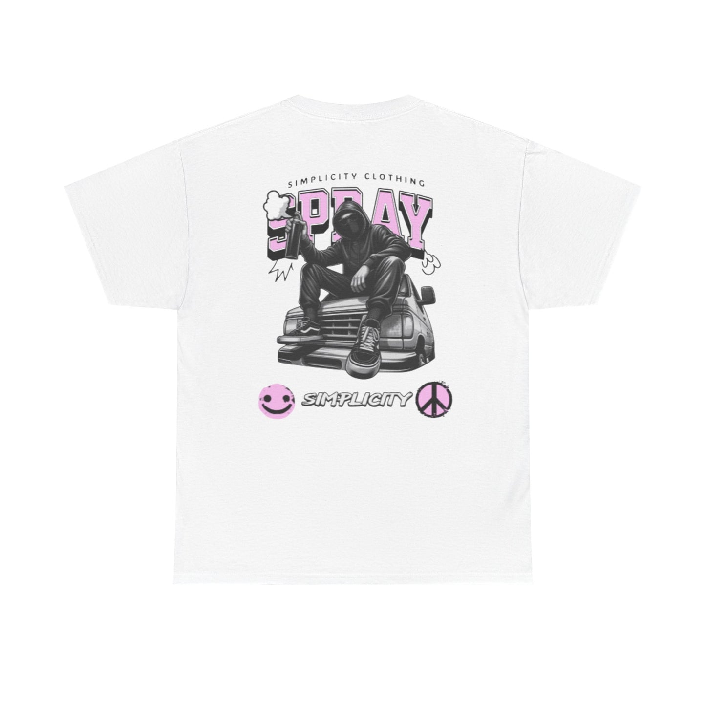 Simplicity Pink Graffiti Adult Tee