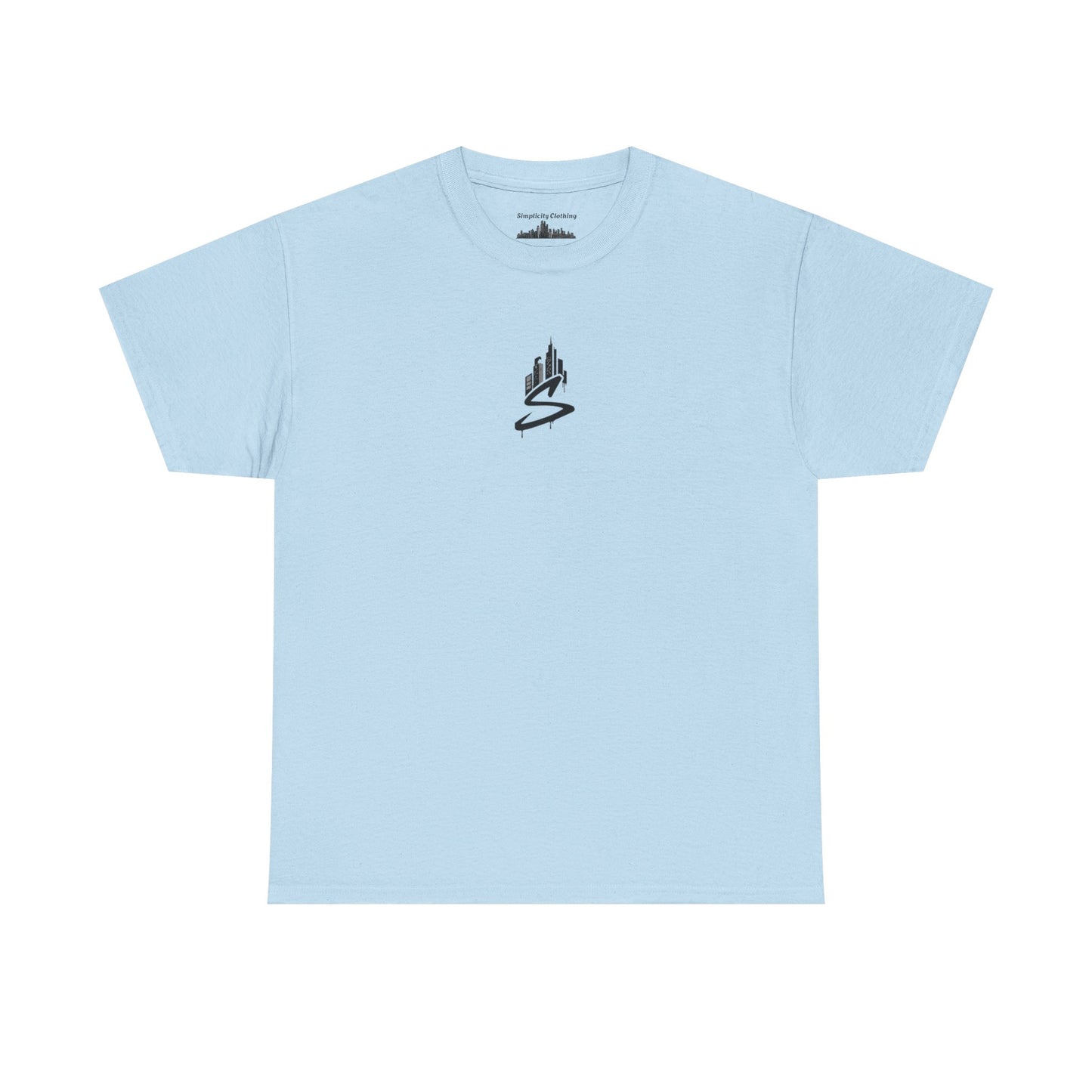 Simplicity Blue Graffiti Adult Tee