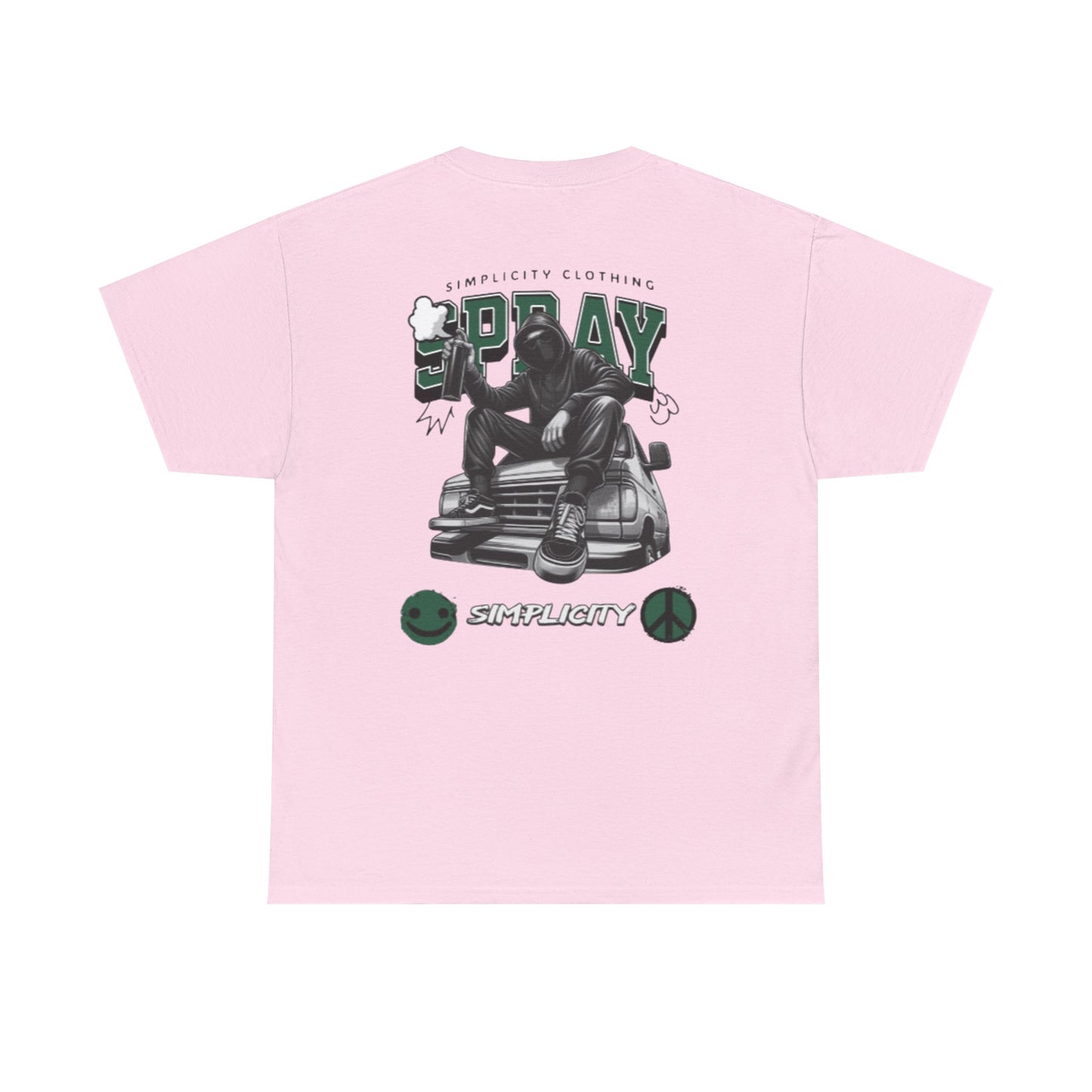 Simplicity Green Graffiti Adult Tee
