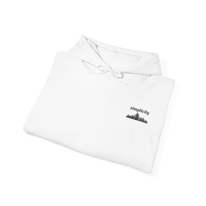 Simple skyline Adult Hoodie