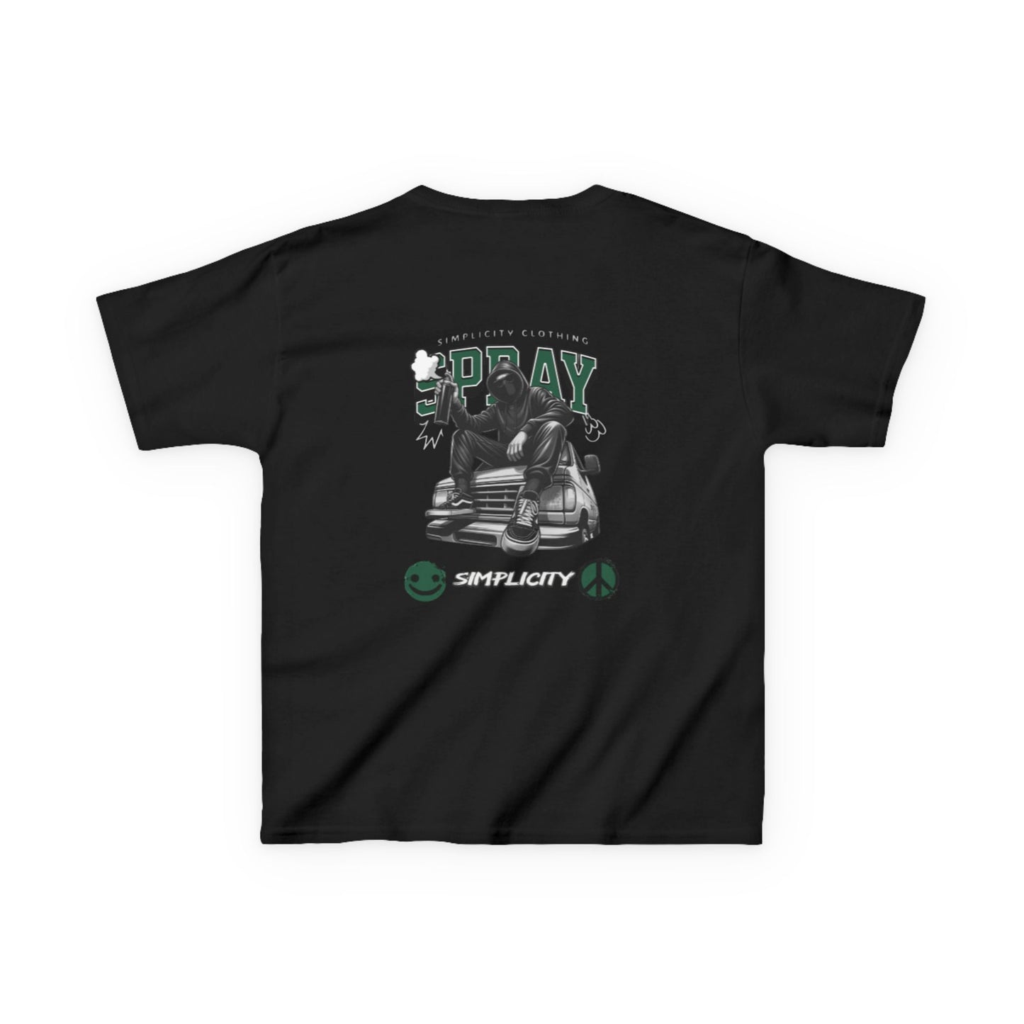Simplicity Green Graffiti Kids Tee