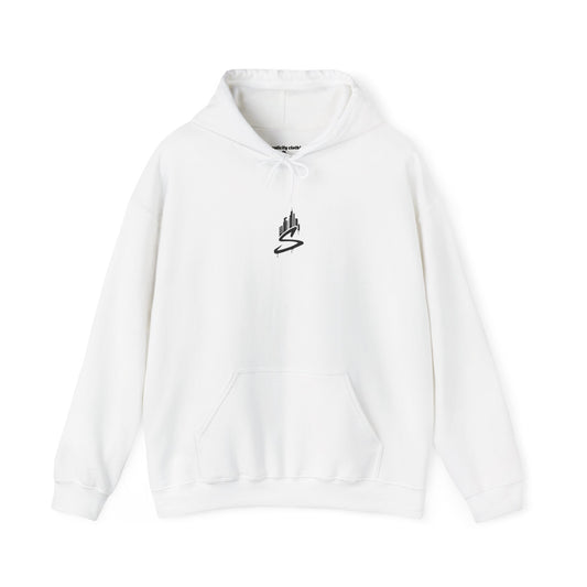 Simplicity Pink Graffiti Adult Hoodie White