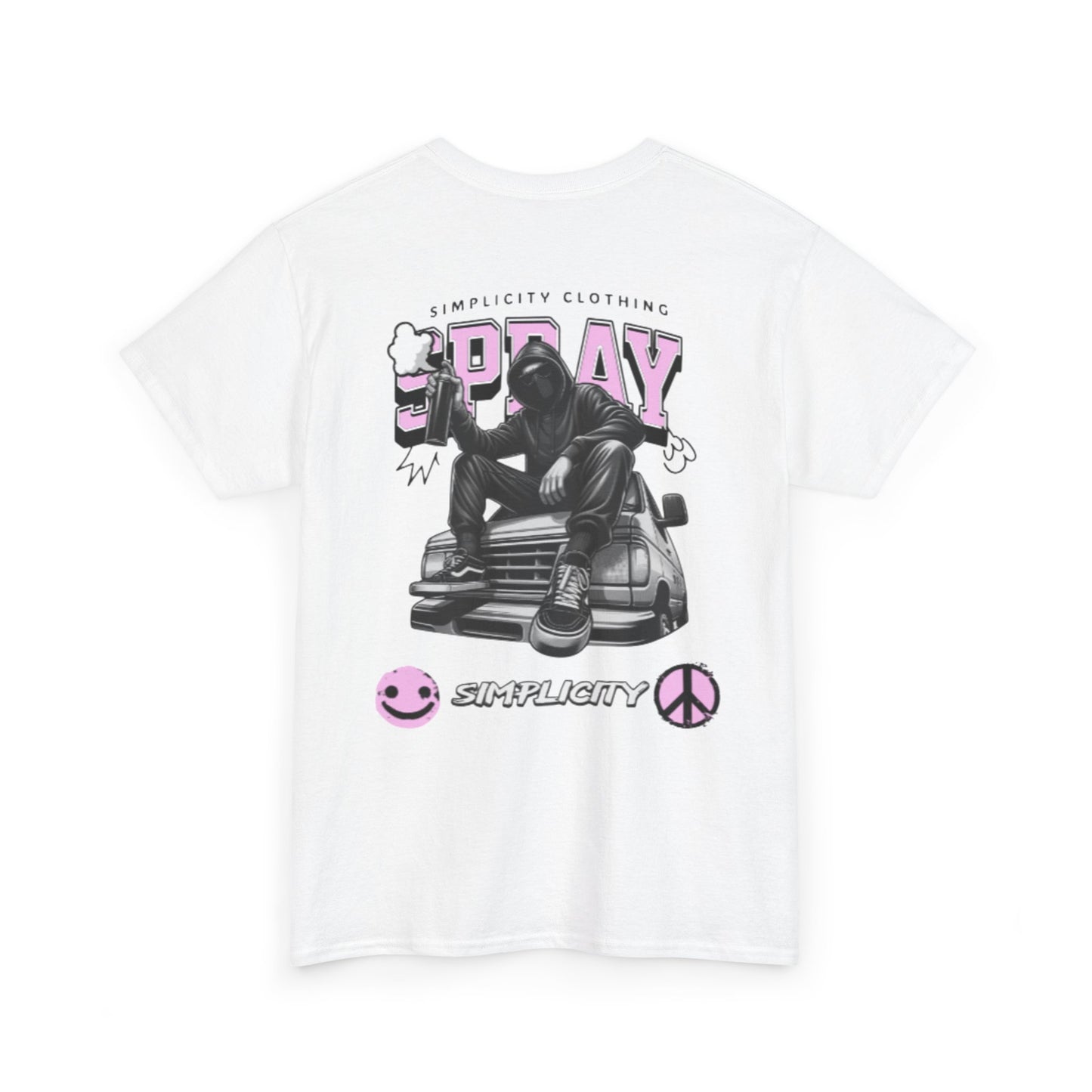 Simplicity Pink Graffiti Adult Tee