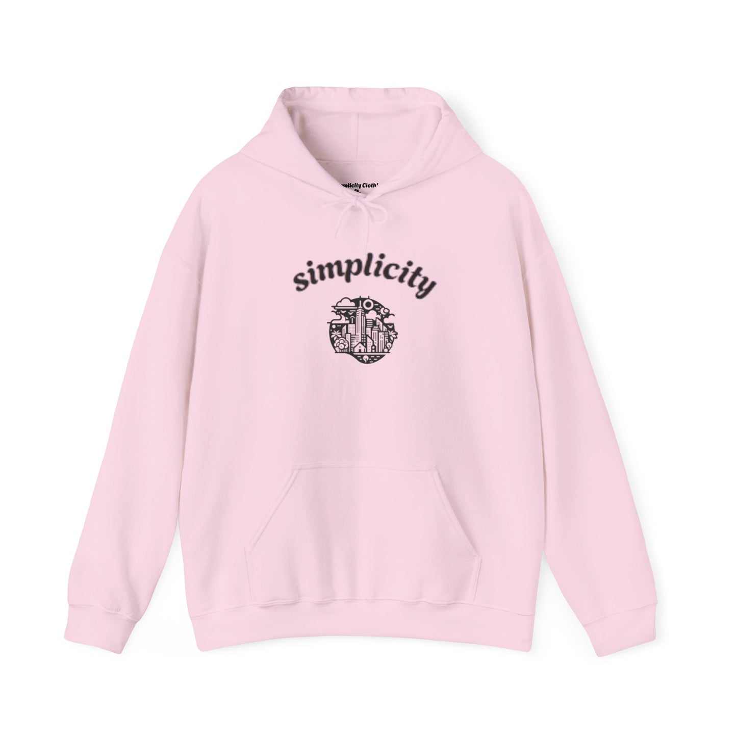 Simplicity style Adult hoodie
