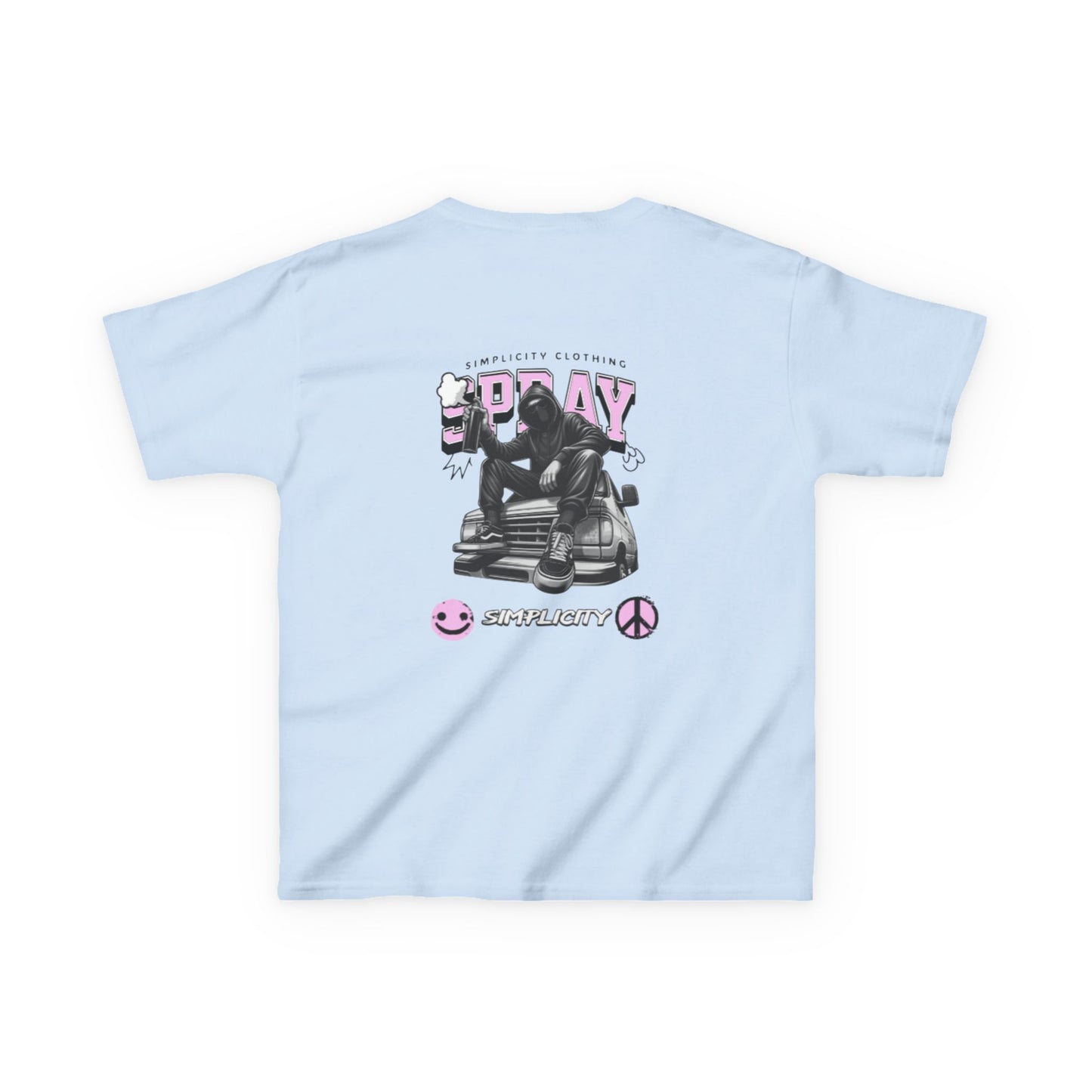 Simplicity Pink Graffiti Kids Tee
