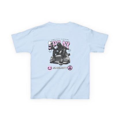 Simplicity Pink Graffiti Kids Tee
