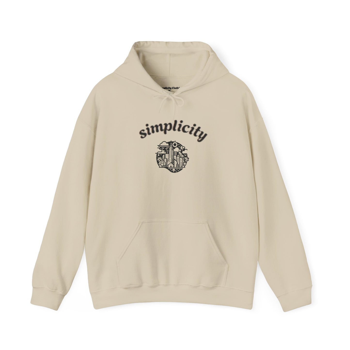 Simplicity style Adult hoodie
