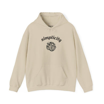 Simplicity Sky Adult hoodie Sand