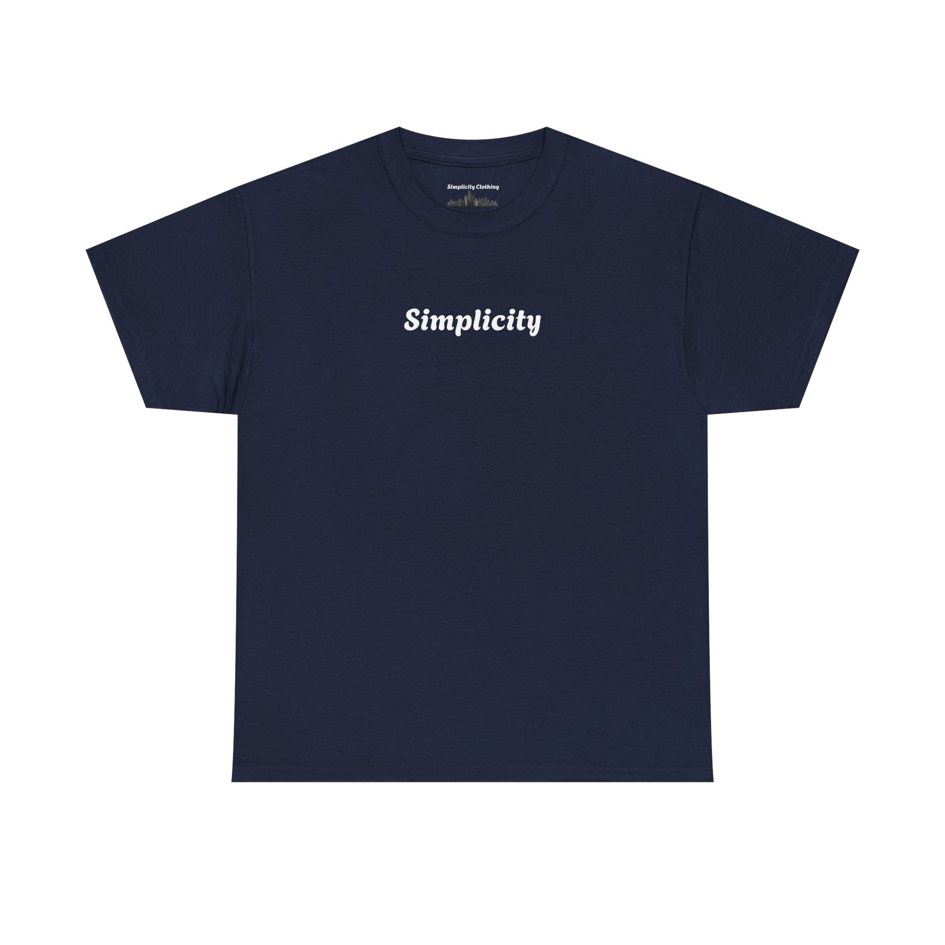 Pure Simplicity Adult T-shirt Navy