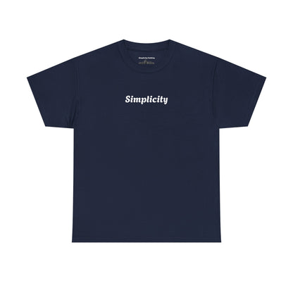 Pure Simplicity Adult T-shirt Navy
