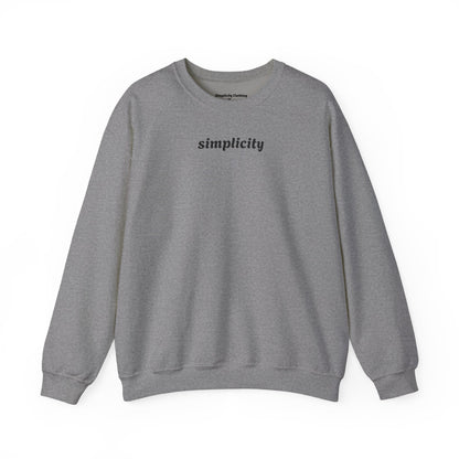 Simplicity legacy Adult Sweatshirt Graphite Heather