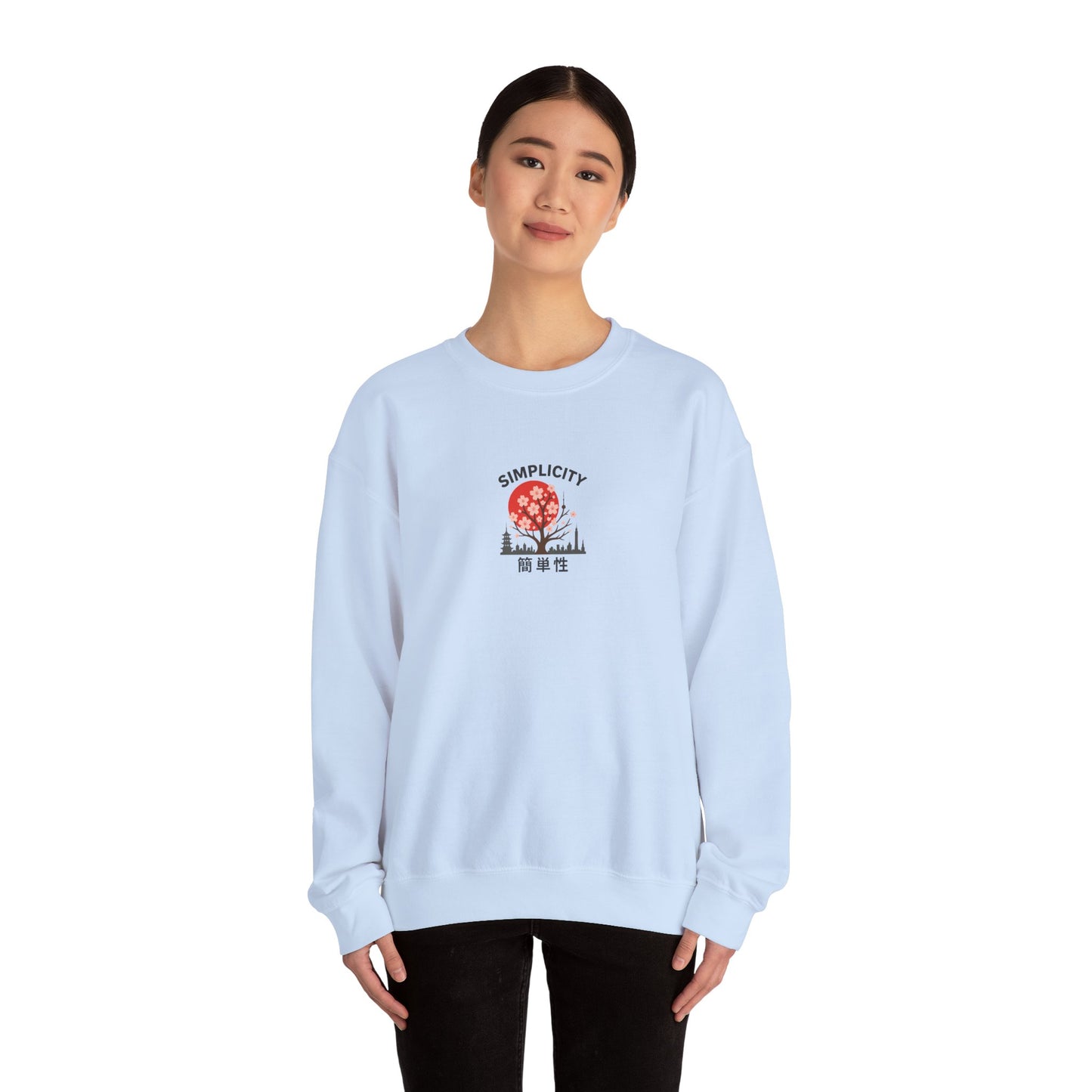 Simplicity Adult Blossom city Skyline Sweatshirt