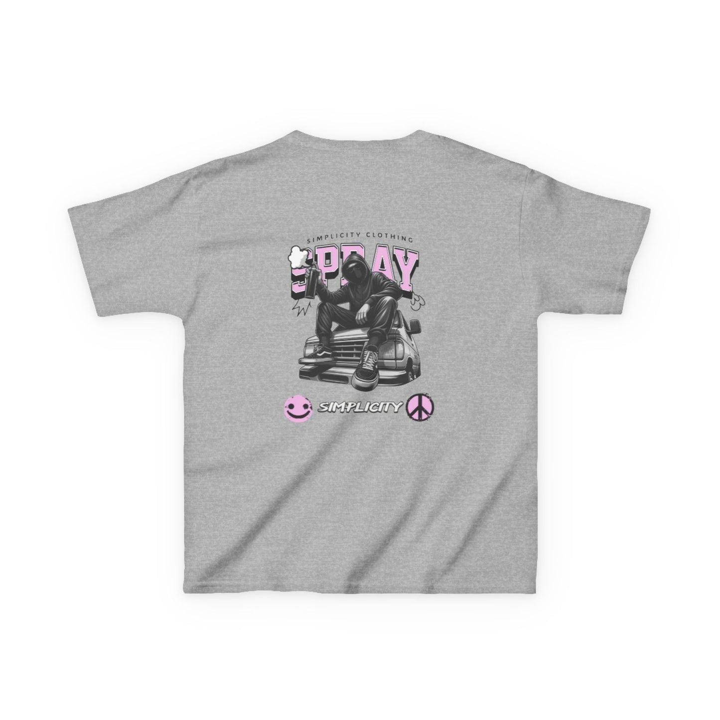Simplicity Pink Graffiti Kids Tee