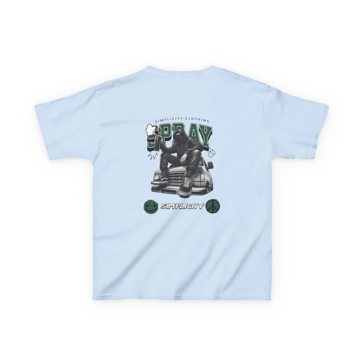 Simplicity Green Graffiti Kids Tee
