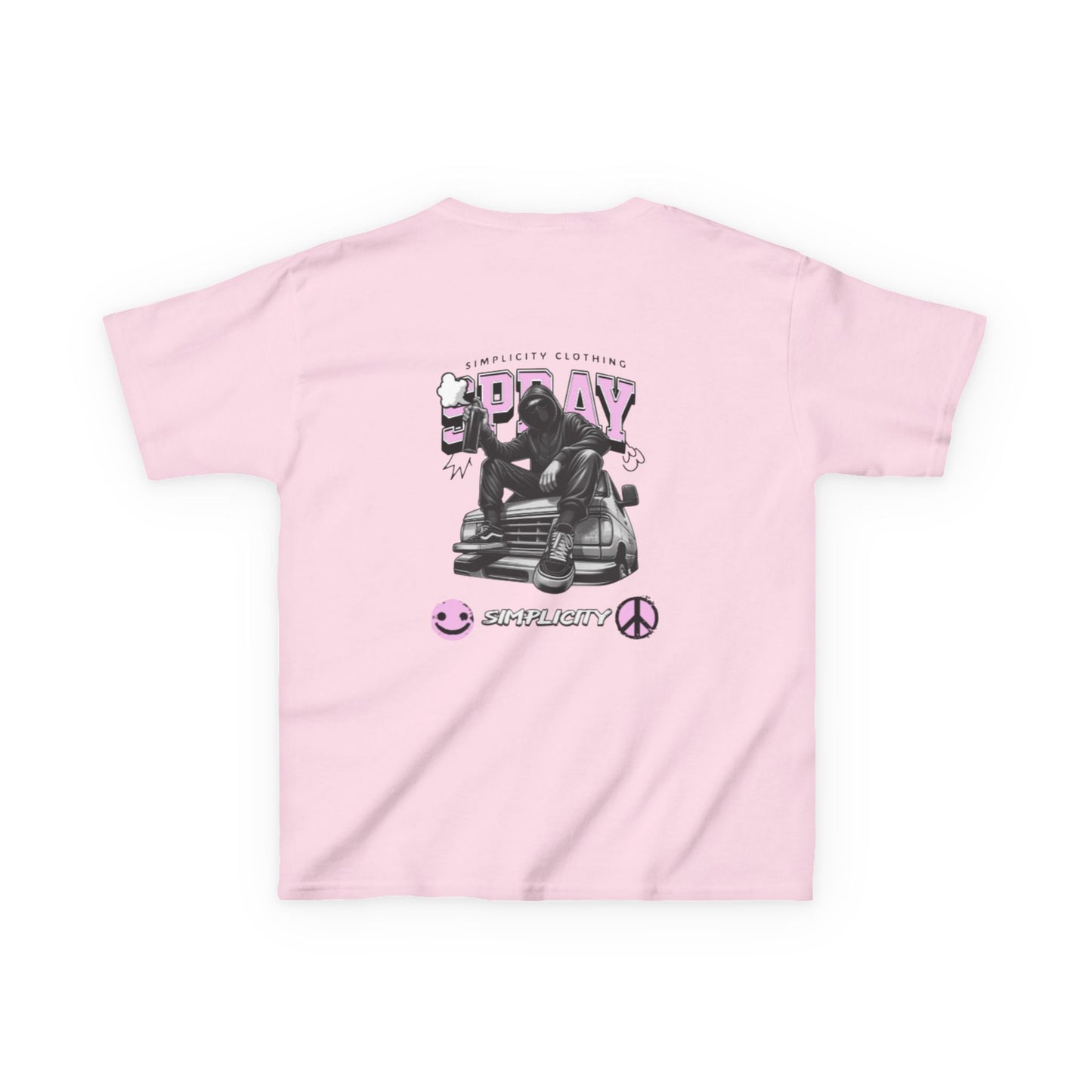 Simplicity Pink Graffiti Kids Tee