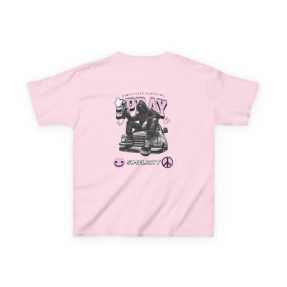 Simplicity Pink Graffiti Kids Tee