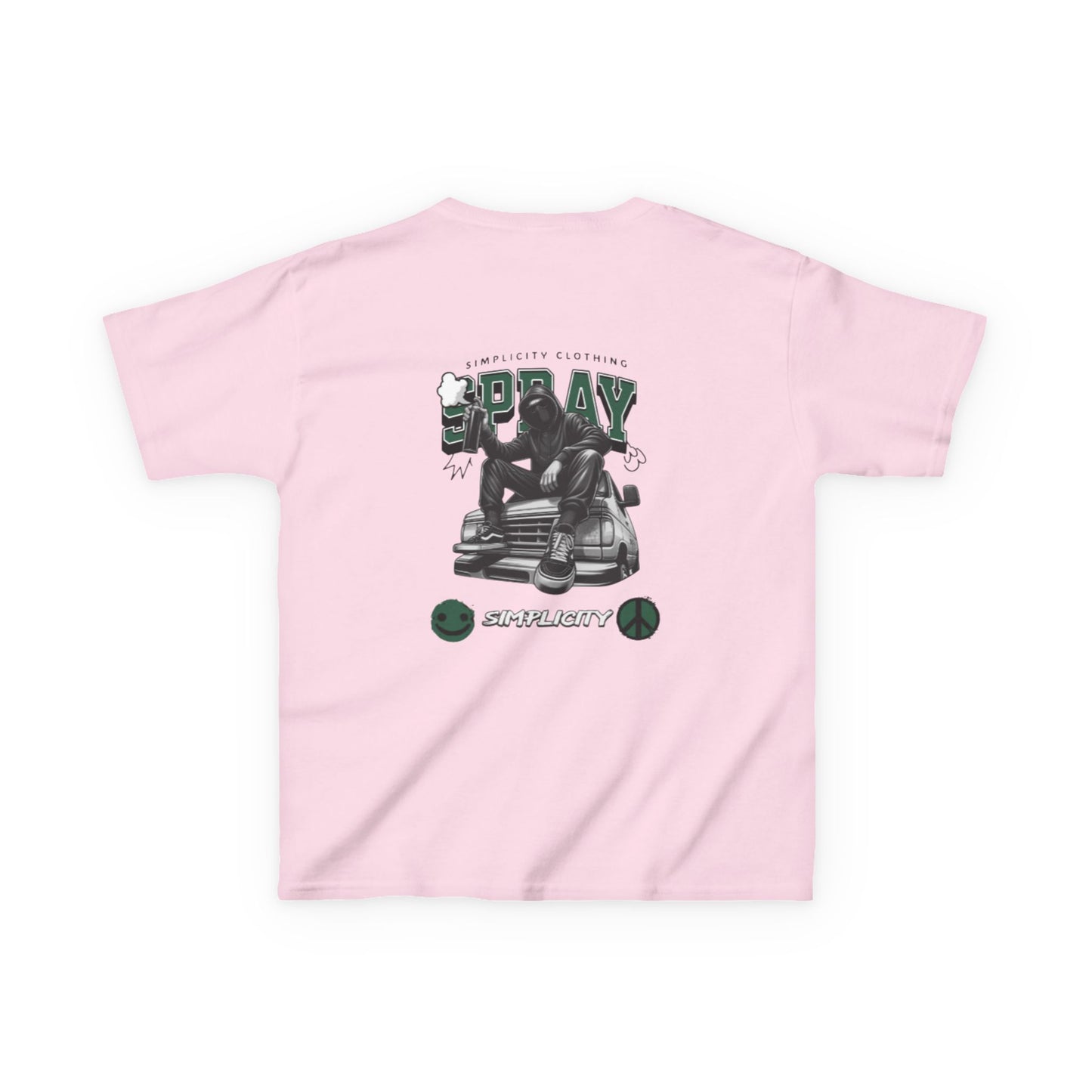 Simplicity Green Graffiti Kids Tee