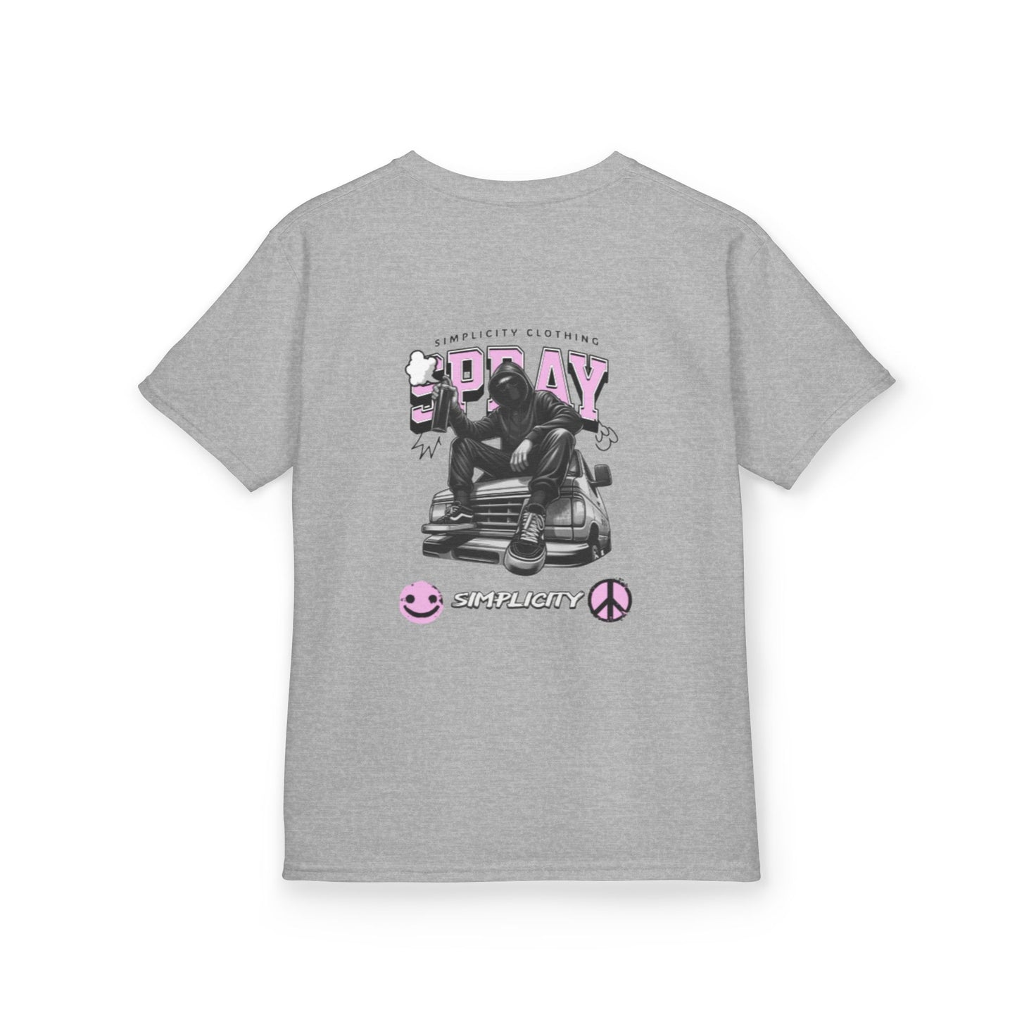 Simplicity Pink Graffiti Kids Tee