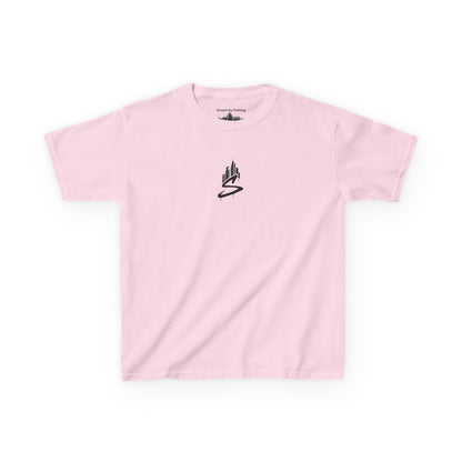 Simplicity Pink Graffiti Kids Tee Light Pink