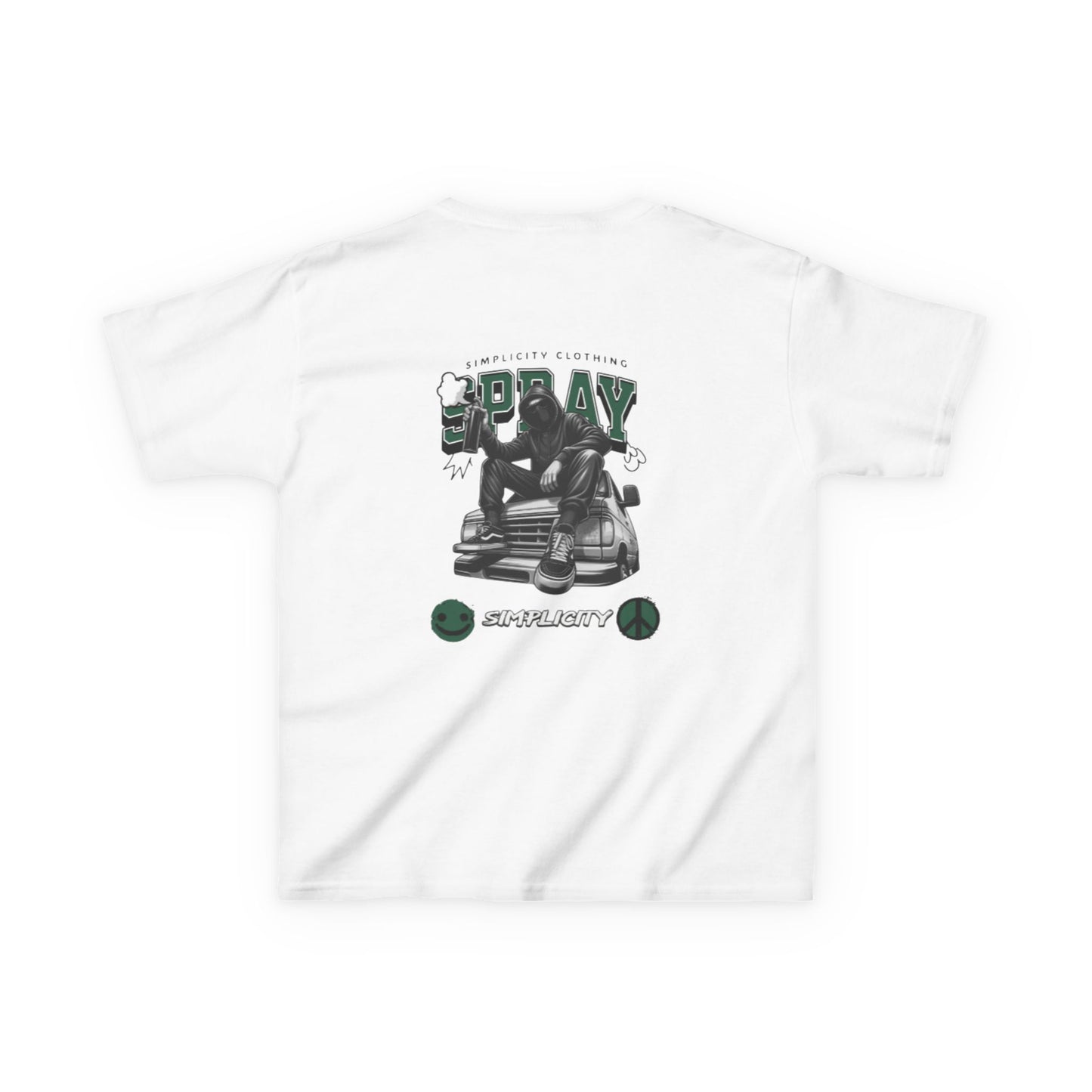 Simplicity Green Graffiti Kids Tee